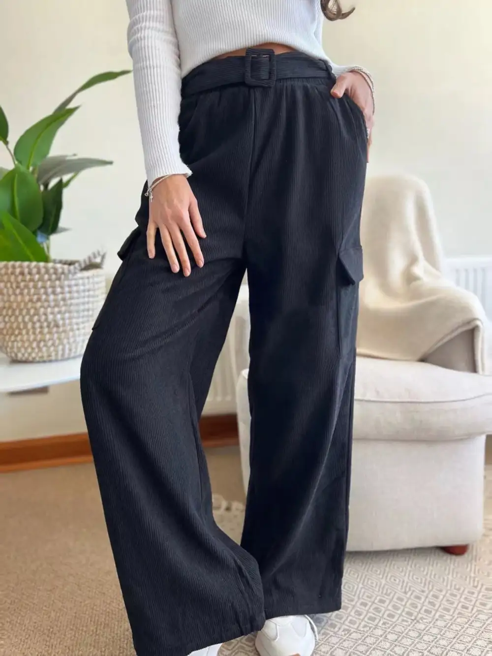 Everyday High Waist Wide Leg Pants