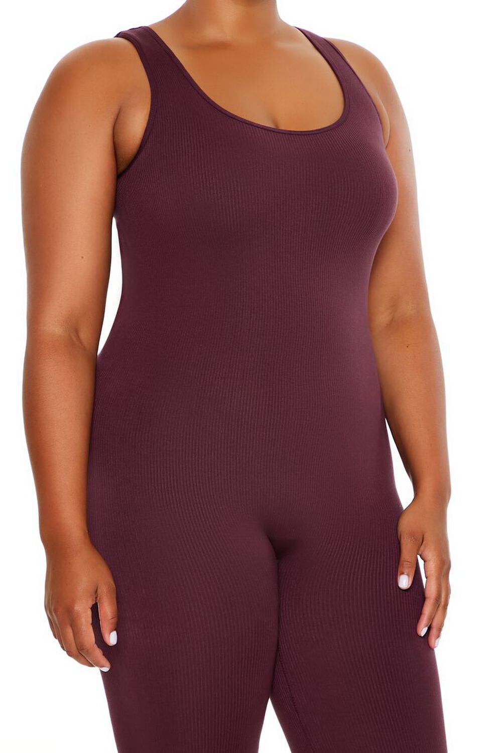 Plus Size Seamless Tank Jumpsuit