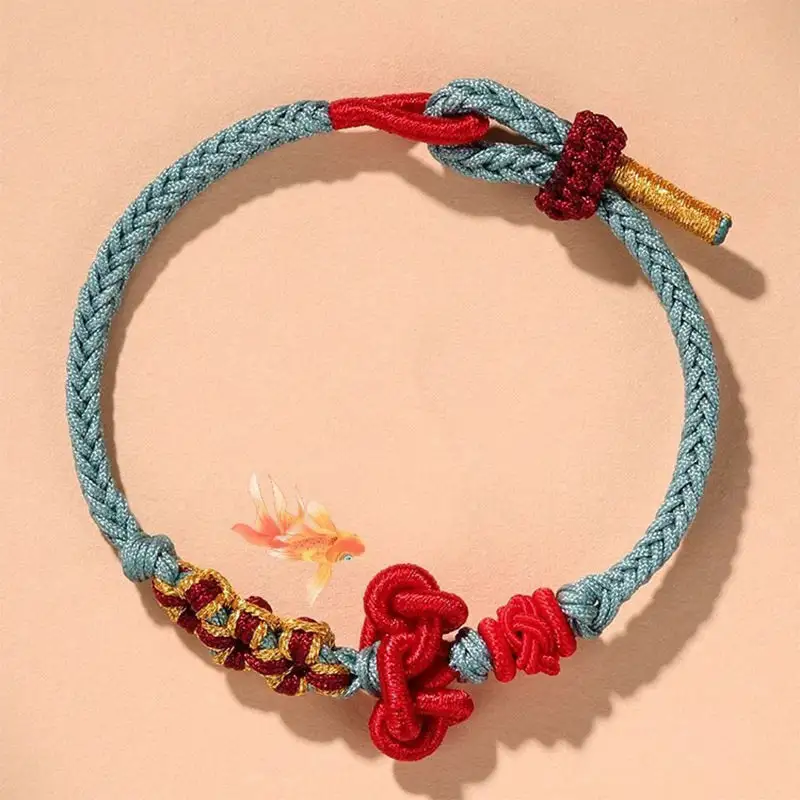 Handmade Wenchang Knot Braided Rope Bracelet