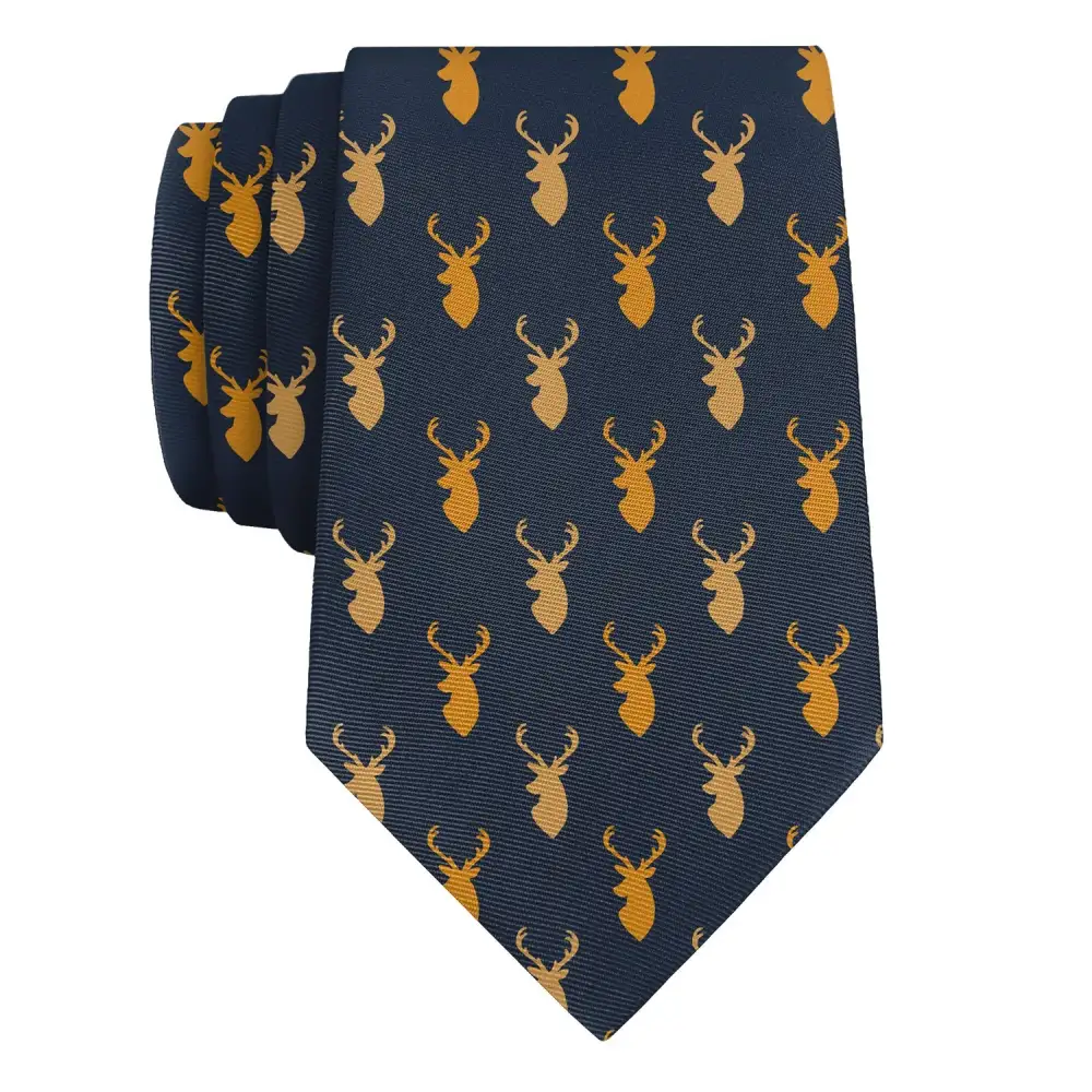 Deer Pattern Necktie