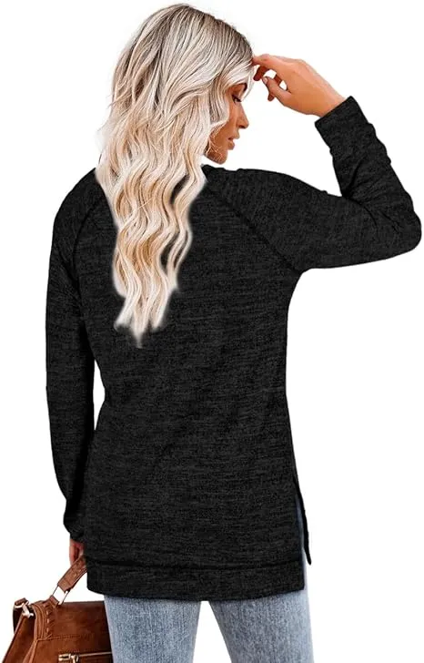 Tunic Tops for Women 2025 Long Sleeve Shirts for Leggings Loose Fit Sweaters