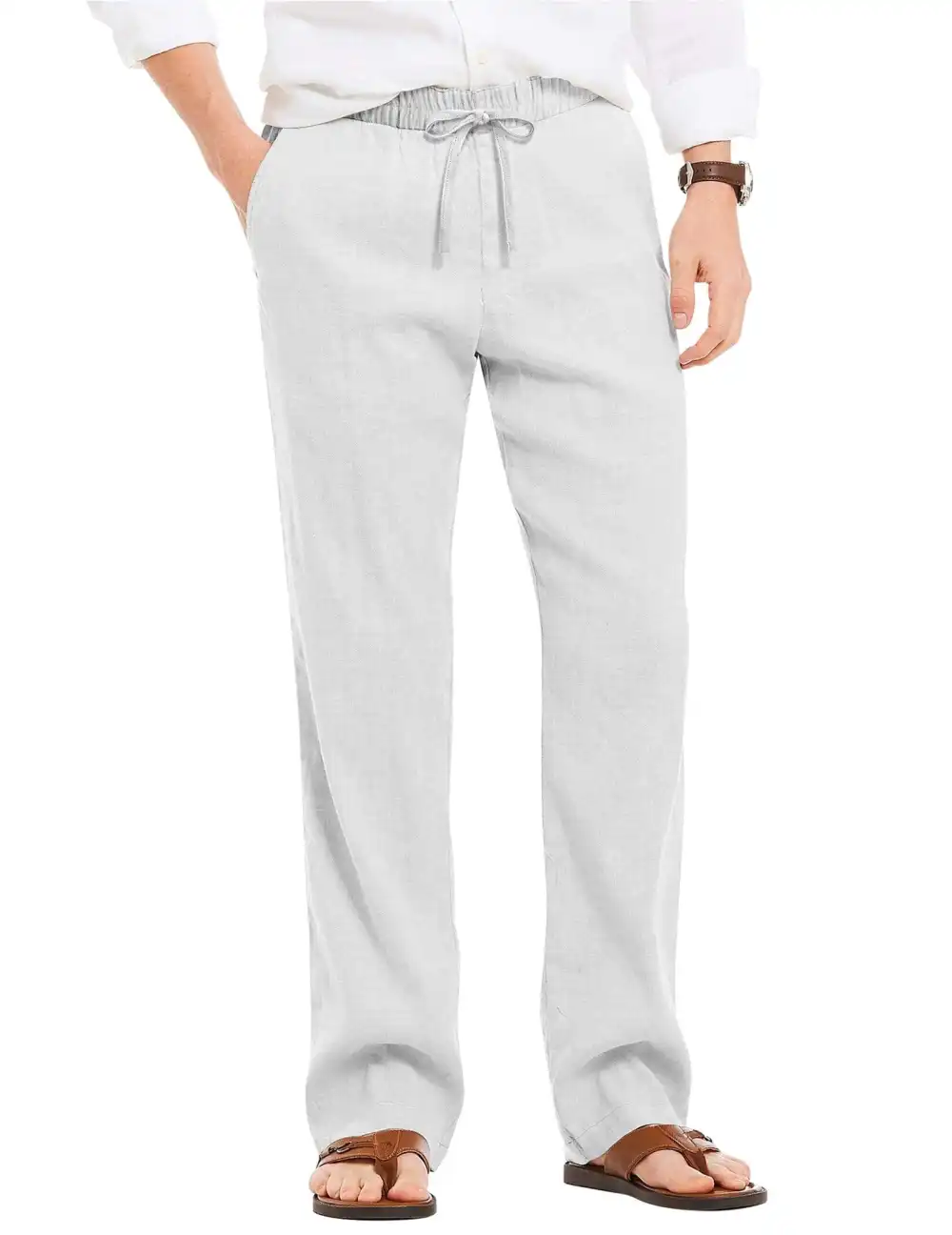 Linen Yoga Trousers Pants