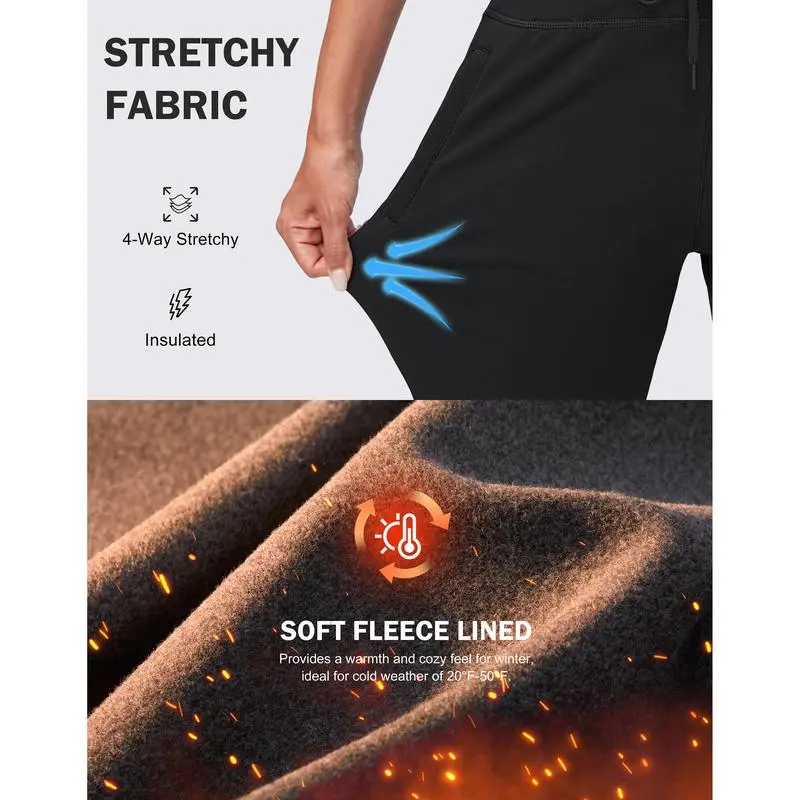 Women's Fleece Lined Joggers