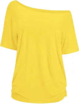 omen's Solid Color Tee Top