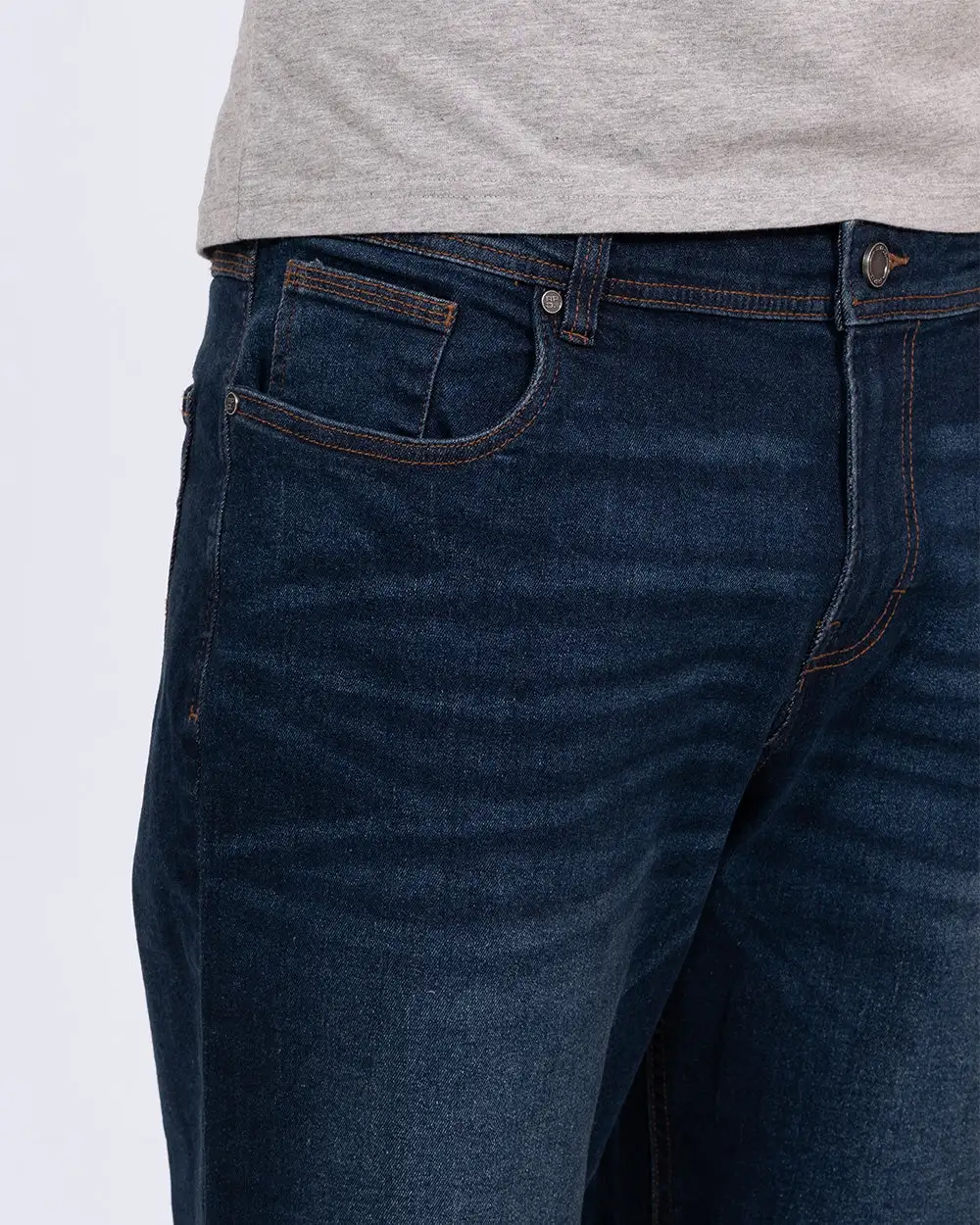 Polished Regular Fit Denim Shorts