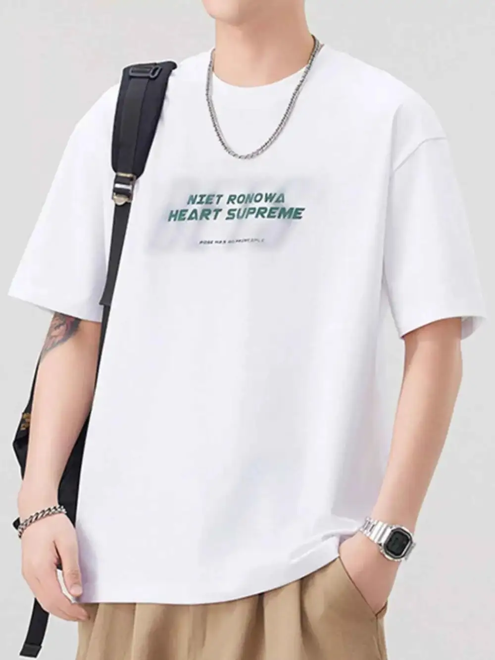 Everyday Round Neck Letter Graphic T-Shirt