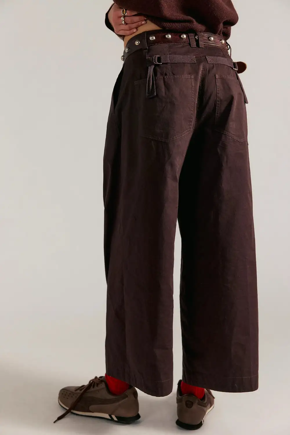 Women's Relaxed Office Wide Leg Pants