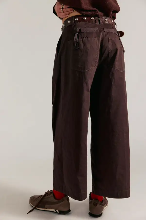Women's Relaxed Office Wide Leg Pants