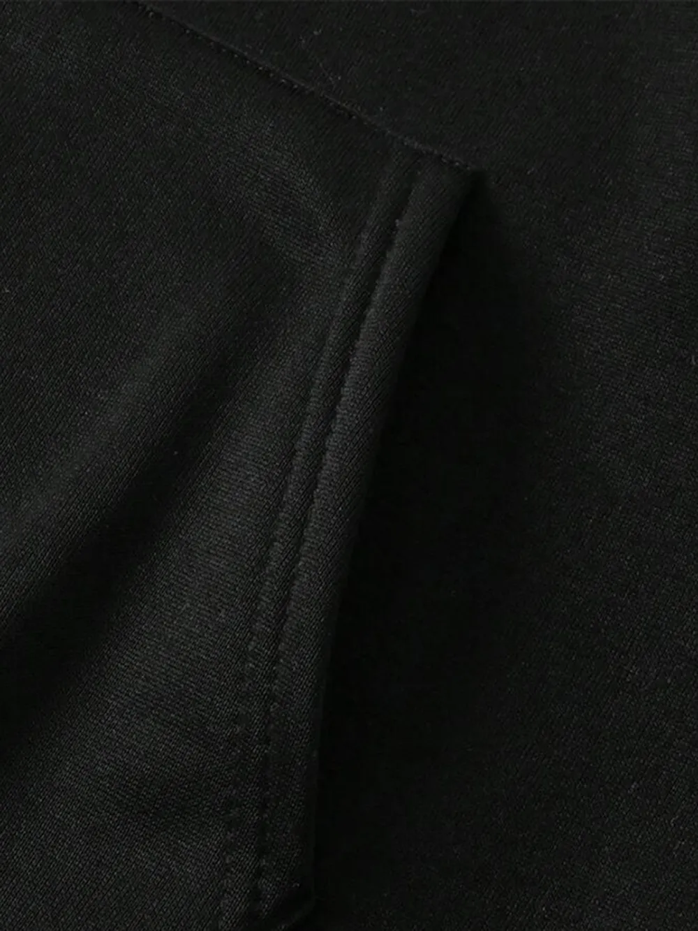 Hippo & Heart Graphic Black Hoodie With Cute Aesthetic