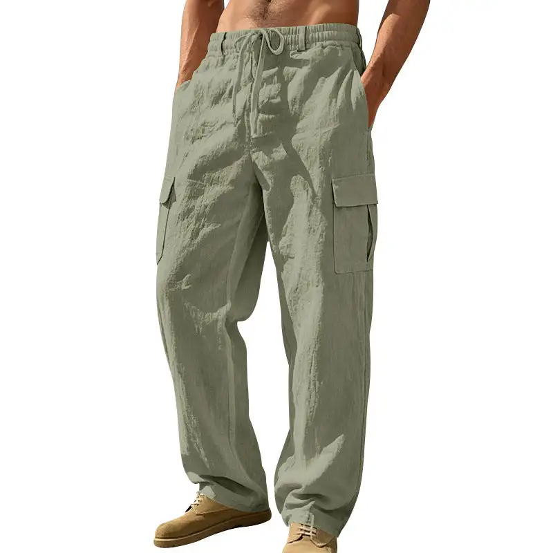 Men's Relaxed-fit Beach Cargo Pants Pocket