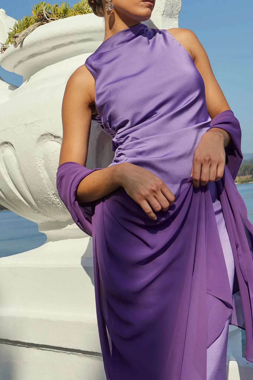 Women's Purple Shawl