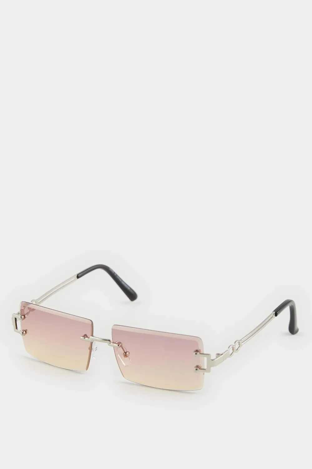 Frameless Square Sunglasses