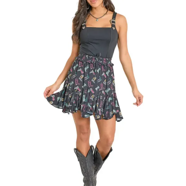 Rayon Godet Skirt