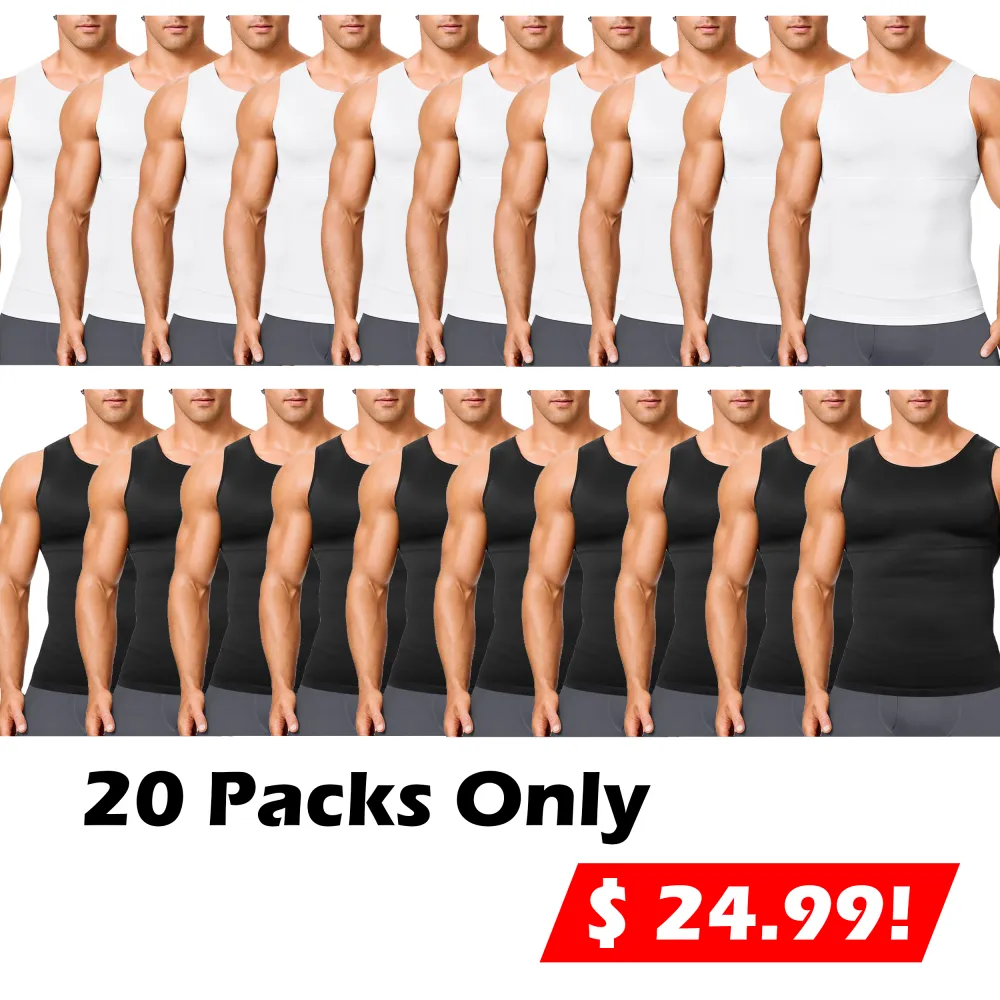 🦾 Men's Tummy Control Shapewear Tanktop – Redefine Confidence, Redefine Comfort 🔥 Sculpt Your Best Shape. Feel Strong. Look Sharp.