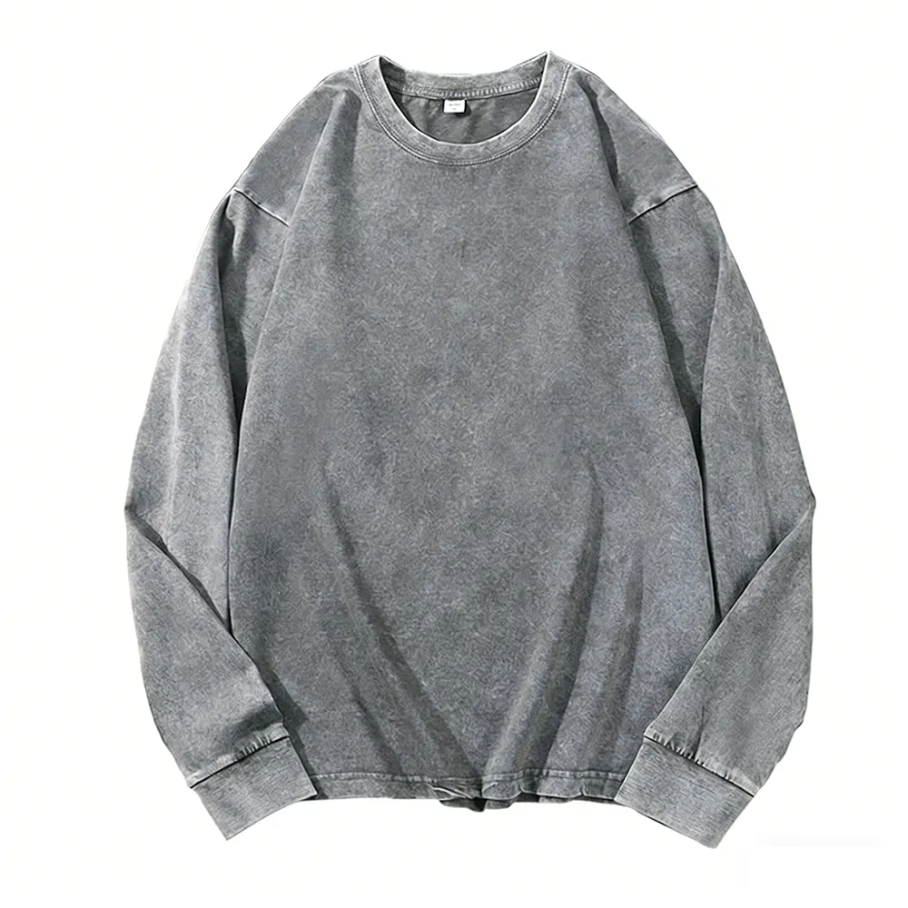 Acid-washed T-shirt