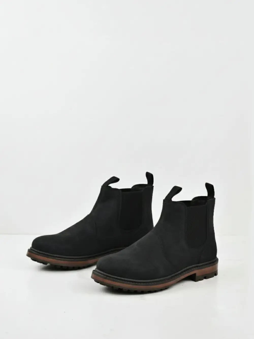 Women's Water Resistant Vegan Suede Chelsea Boots