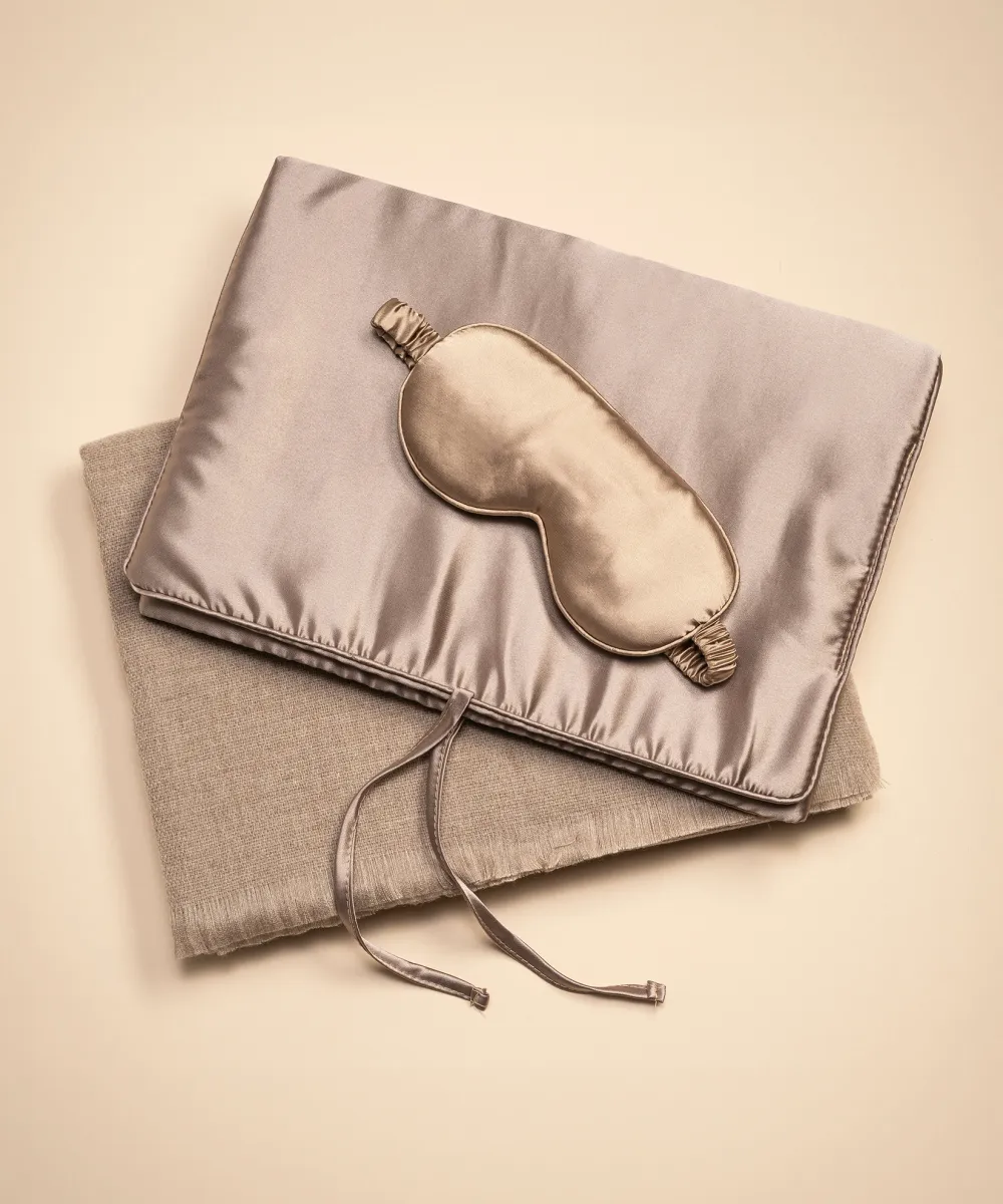 Plain Casual Style Travel Wrap Set
