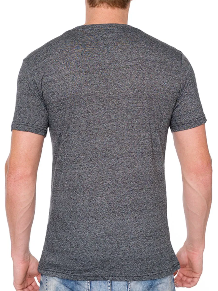 Everyday Jersey Textured Jersey Men's Button Down T-Shirt