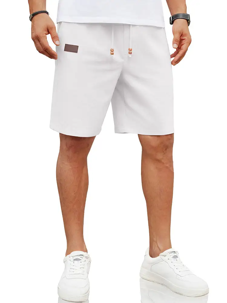 Men's Casual Linen Blend Casual Shorts