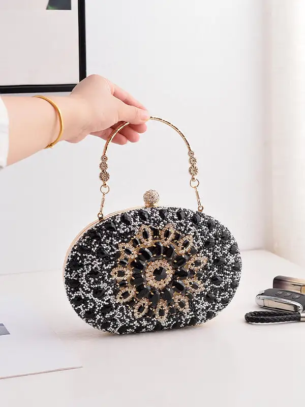Polished Geometric Shoulder Bag