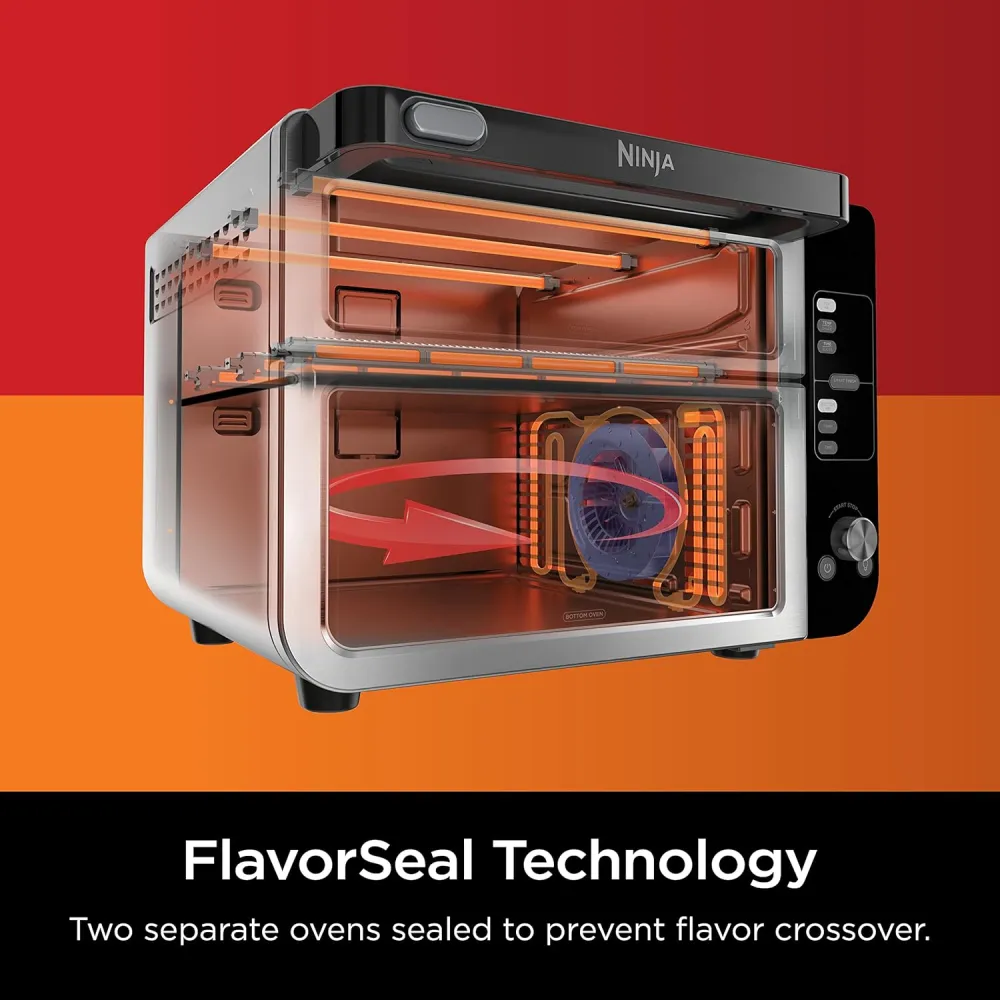 Ninja DCT451 12-in-1 Smart Double Oven with FlexDoor