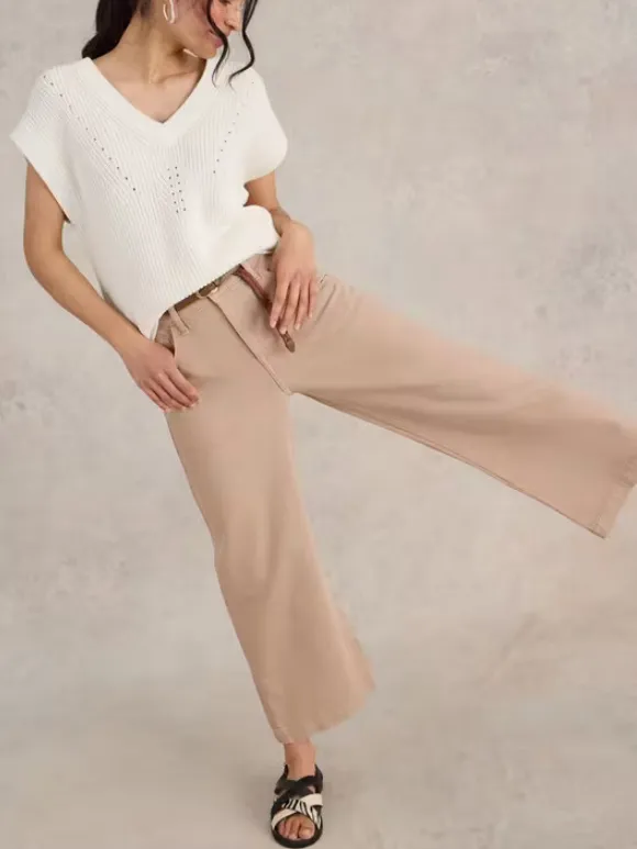 Cropped Wide Leg Jean