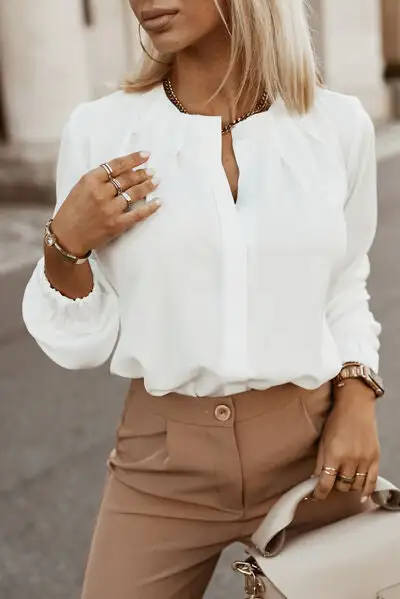 Relaxed Crew Neck Shirt