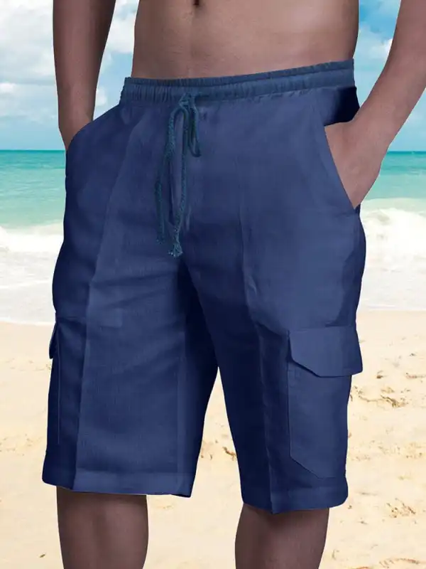 Men's Cotton Shorts Pockets