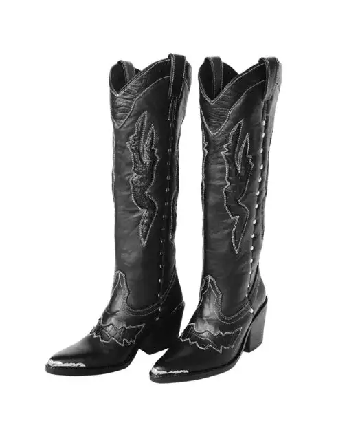 Classic Leather Riding Boots
