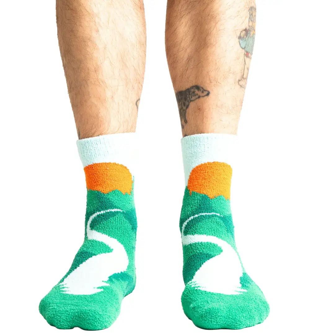 Cheerful Playful Graphic Gripper Slipper Socks