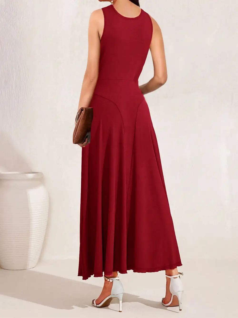 Crisscross Midi Dress