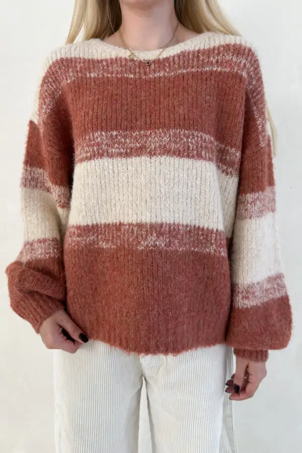 Airy Soft Striped Sweater