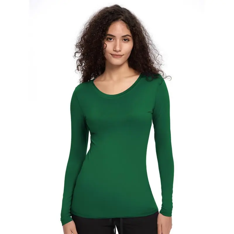 Women's V-Neck Workwear – Short Sleeve & Sleeveless Options with Inner Lining