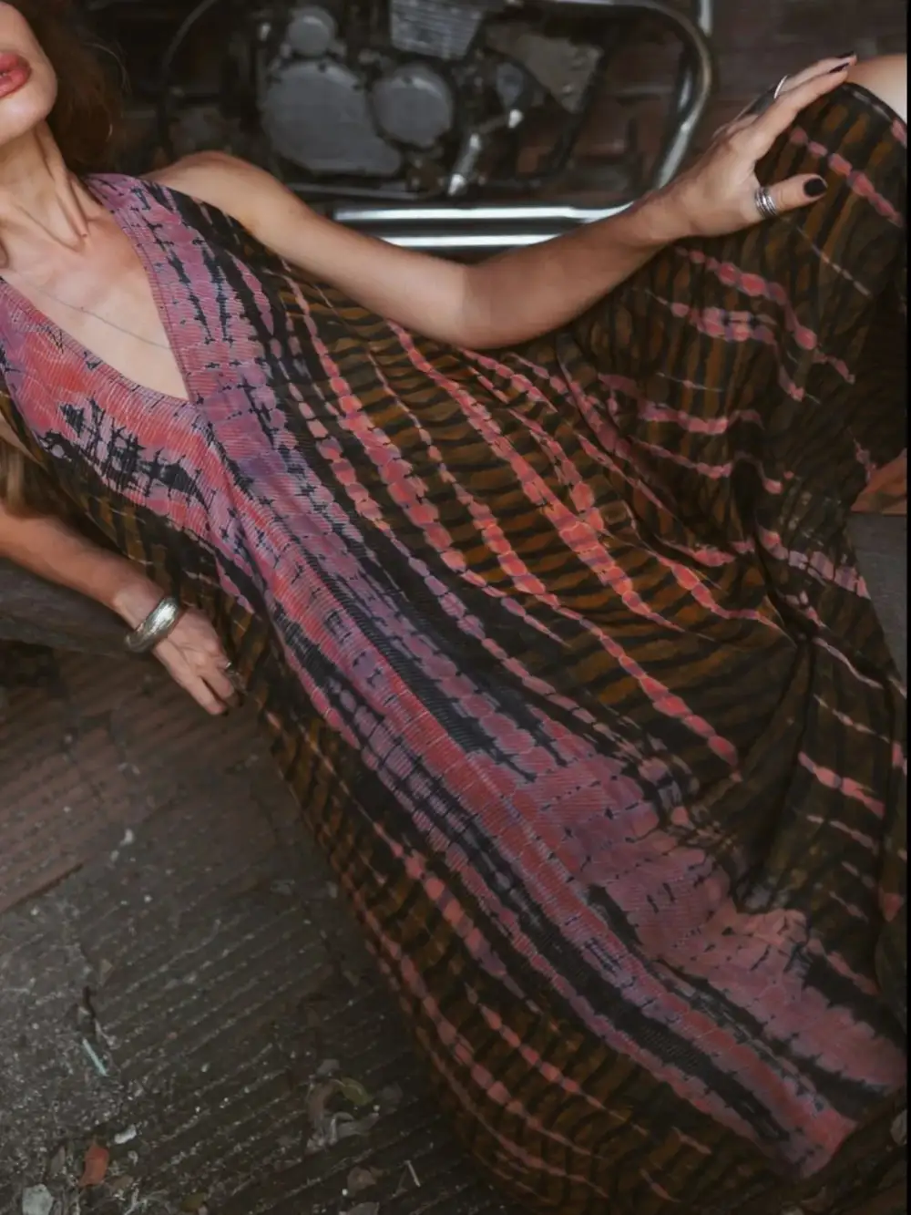 Wearable Cut Printed Dress