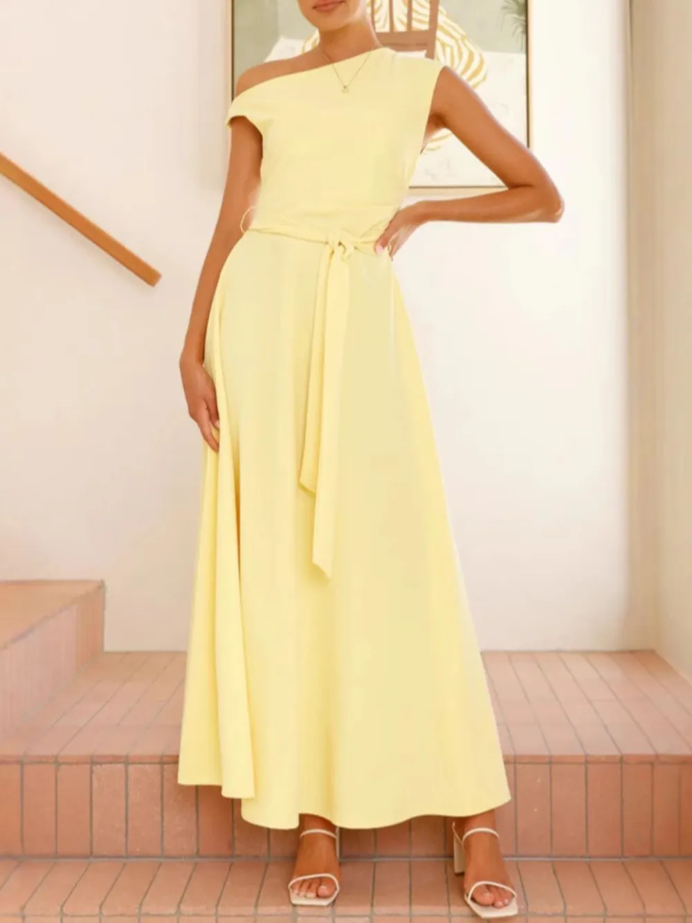 Tie Waist Maxi Dress