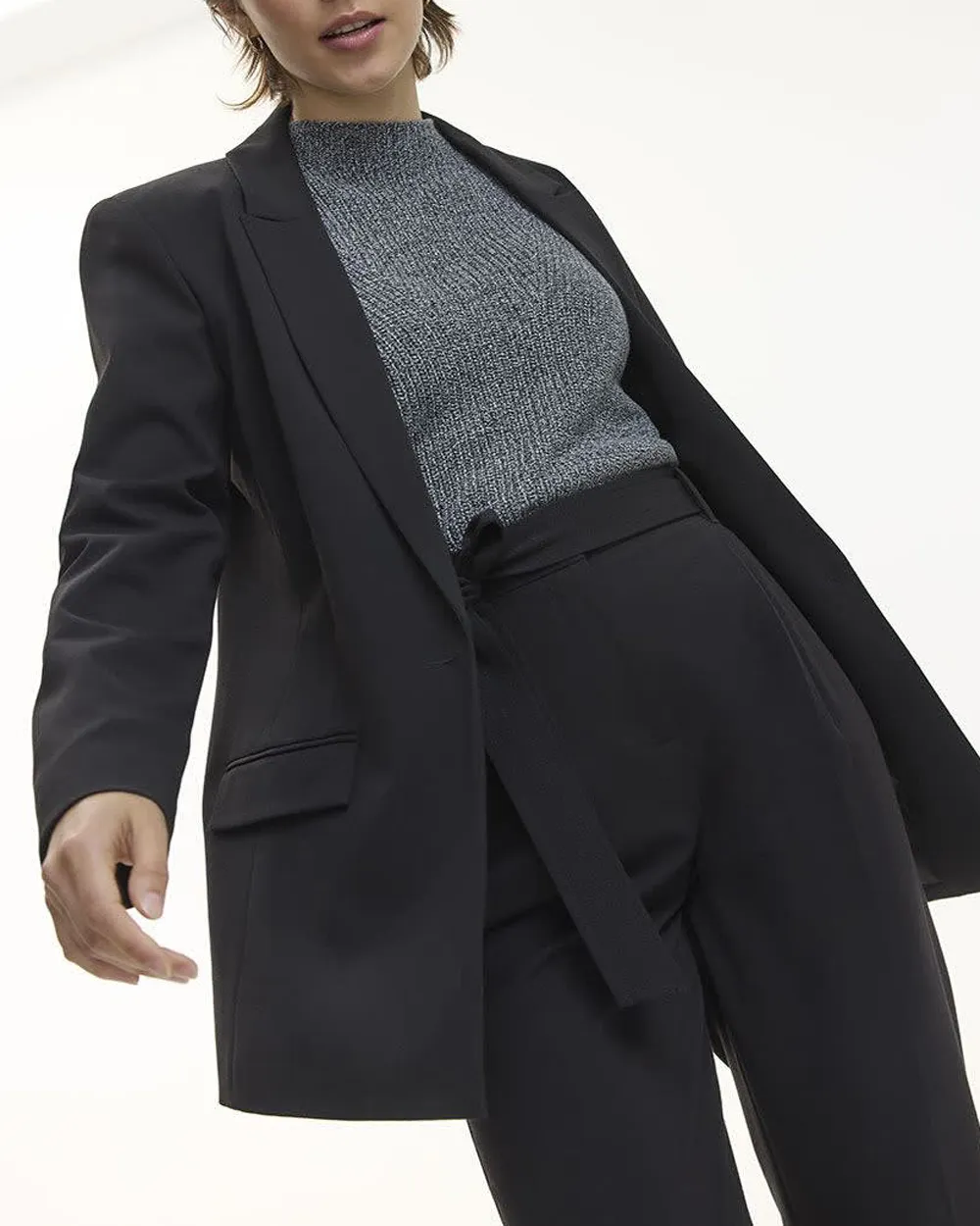 One-Button Blazer Elegance