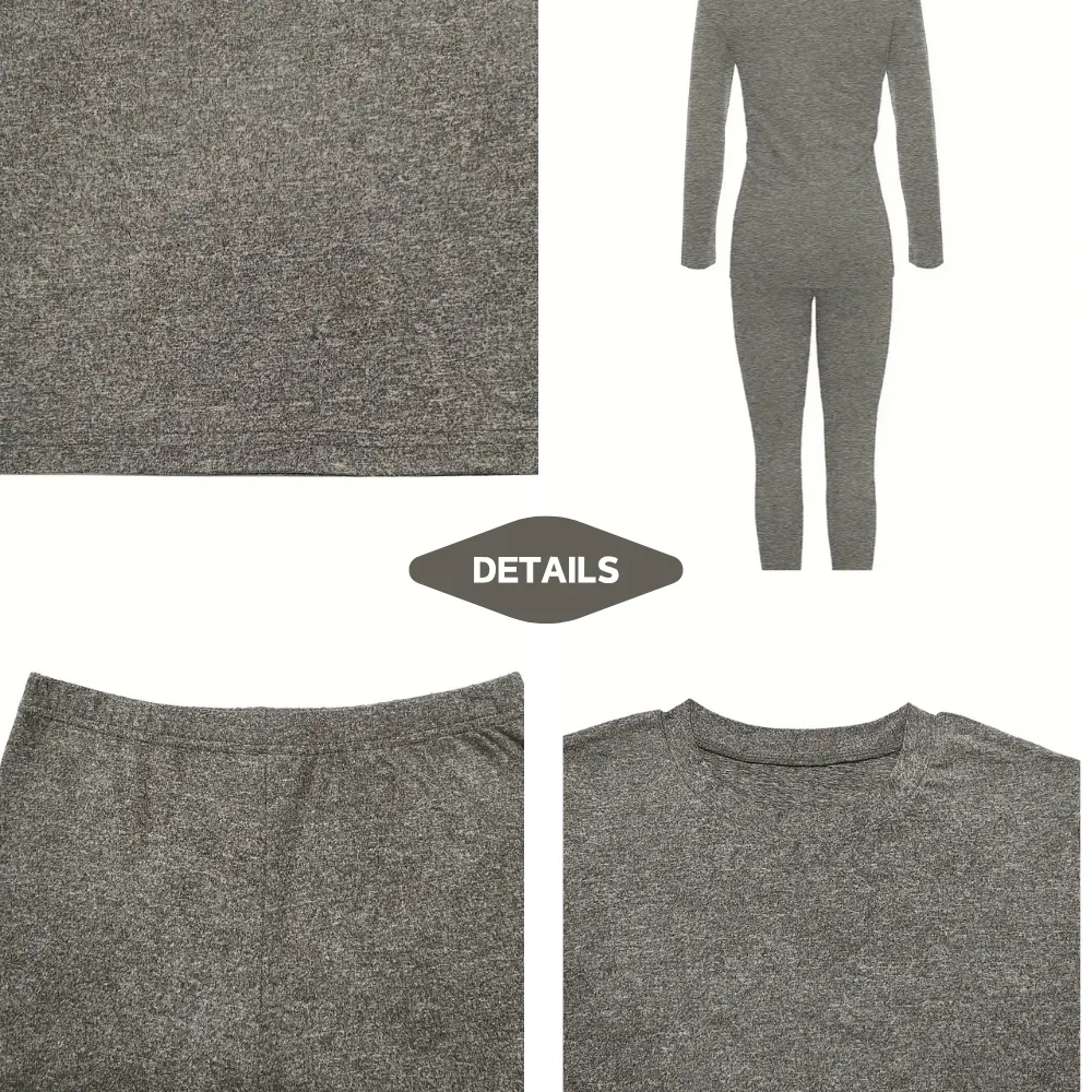 Women's Long Sleeve Tee & Elastic Waist Pants Set