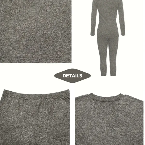 Women's Long Sleeve Tee & Elastic Waist Pants Set