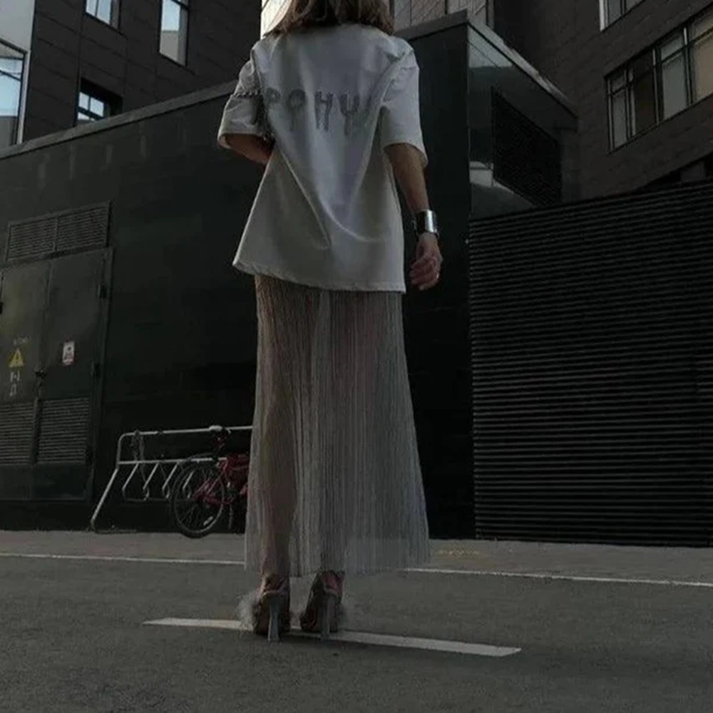 Whispers See Through Maxi Skirt