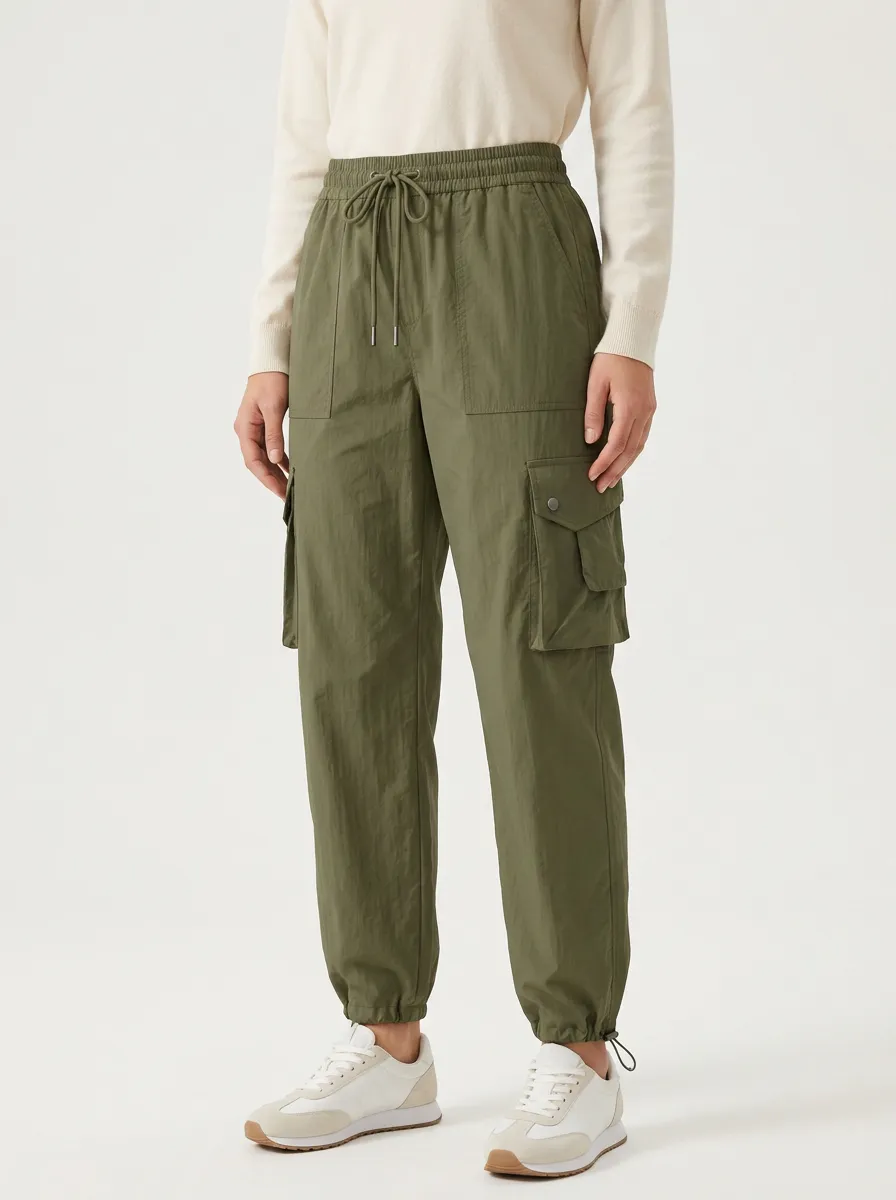 Women's Minimal Multi-Pocket Cargo Cargo Work Pants