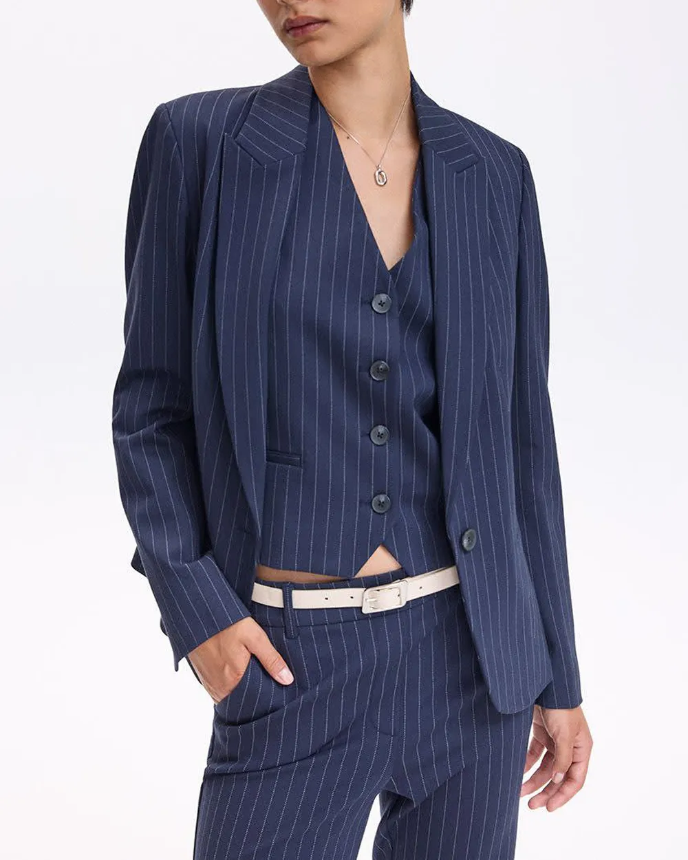 Suit Vest  Modern Stretch