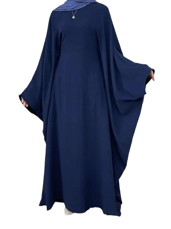 Women's Solid Color Maxi Abaya, Modesty Round Neck Long Sleeve Dress for Daily Wear, Ladies Muslim Islamic Clothing for All Seasons, Dresses for Women, Loose Abayas