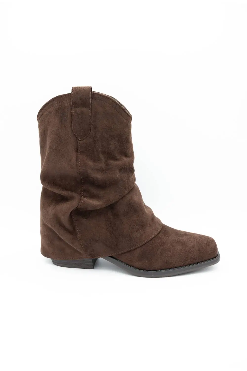 Zip Entry Square Toe Ankle Bootie