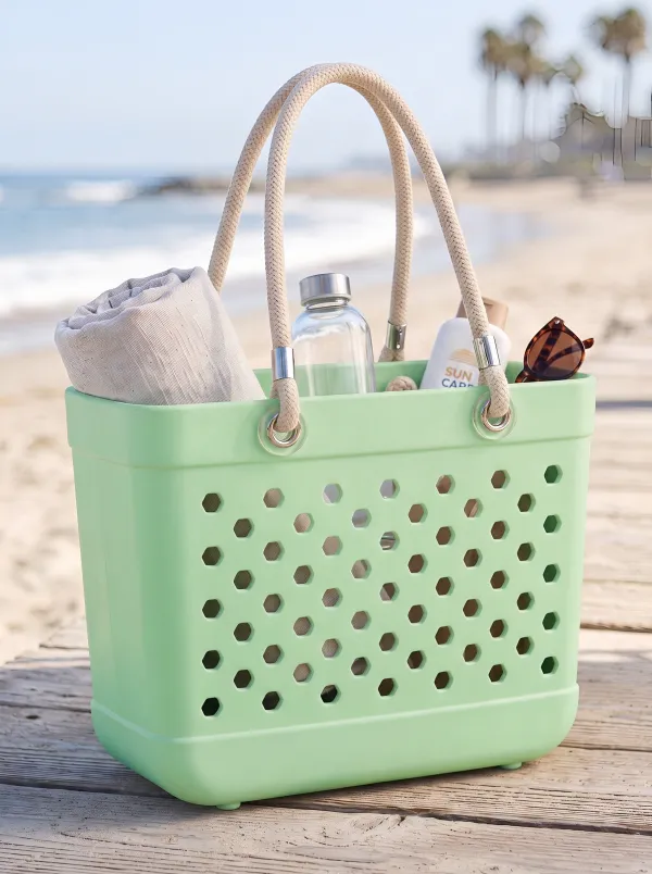 Coastline Journey Open-Top Tote Bag