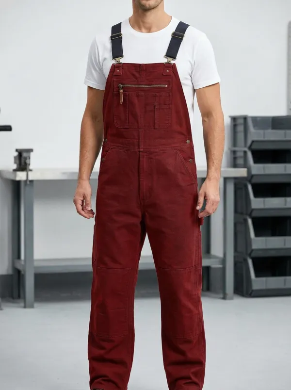 Men's Core Multi-Pocket Bib Work Overalls