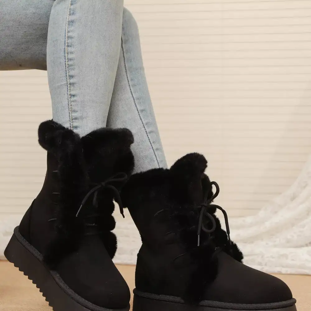Lace Up Winter Boots