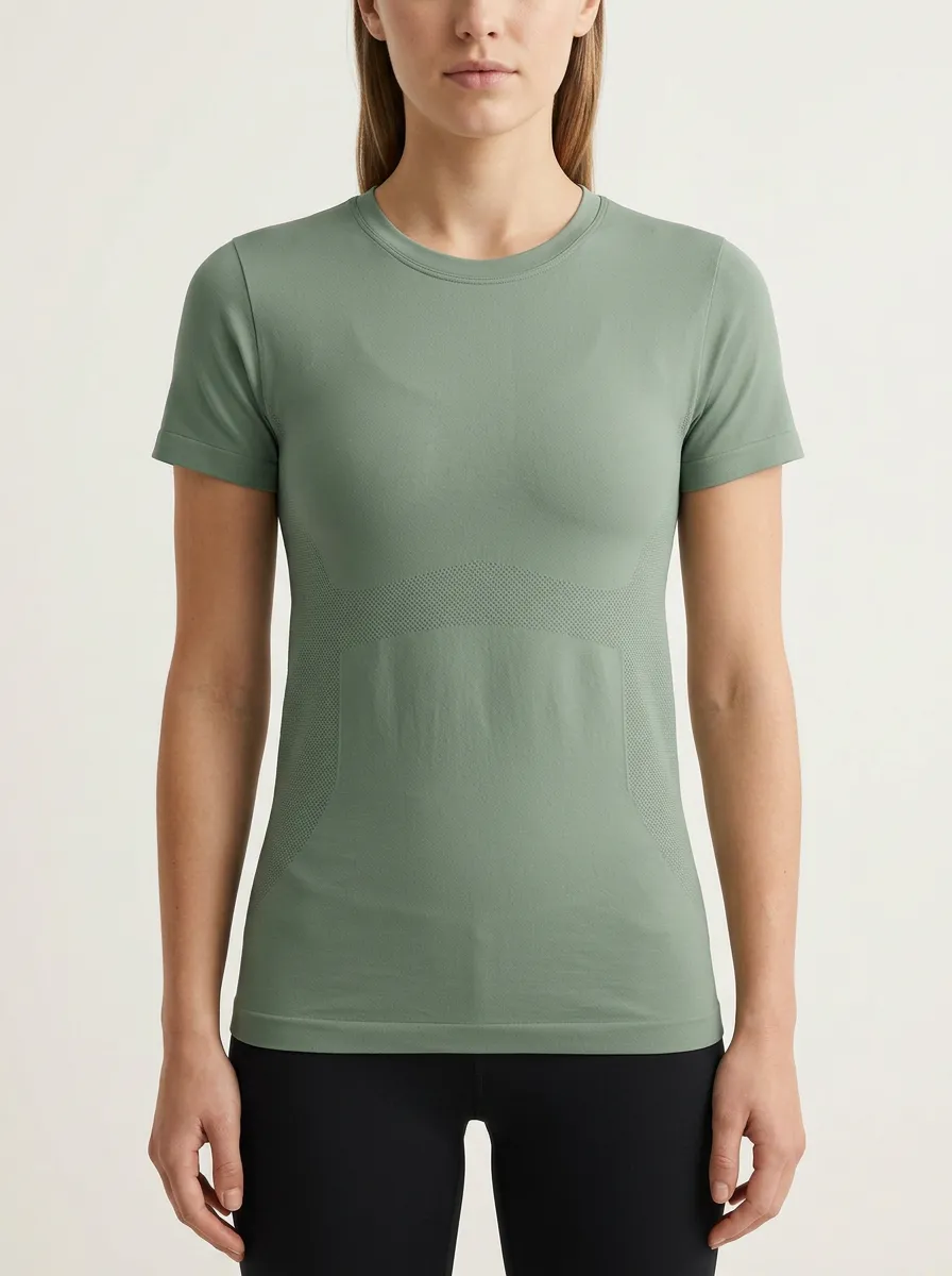 Women's Seamless Textured Training T-Shirt