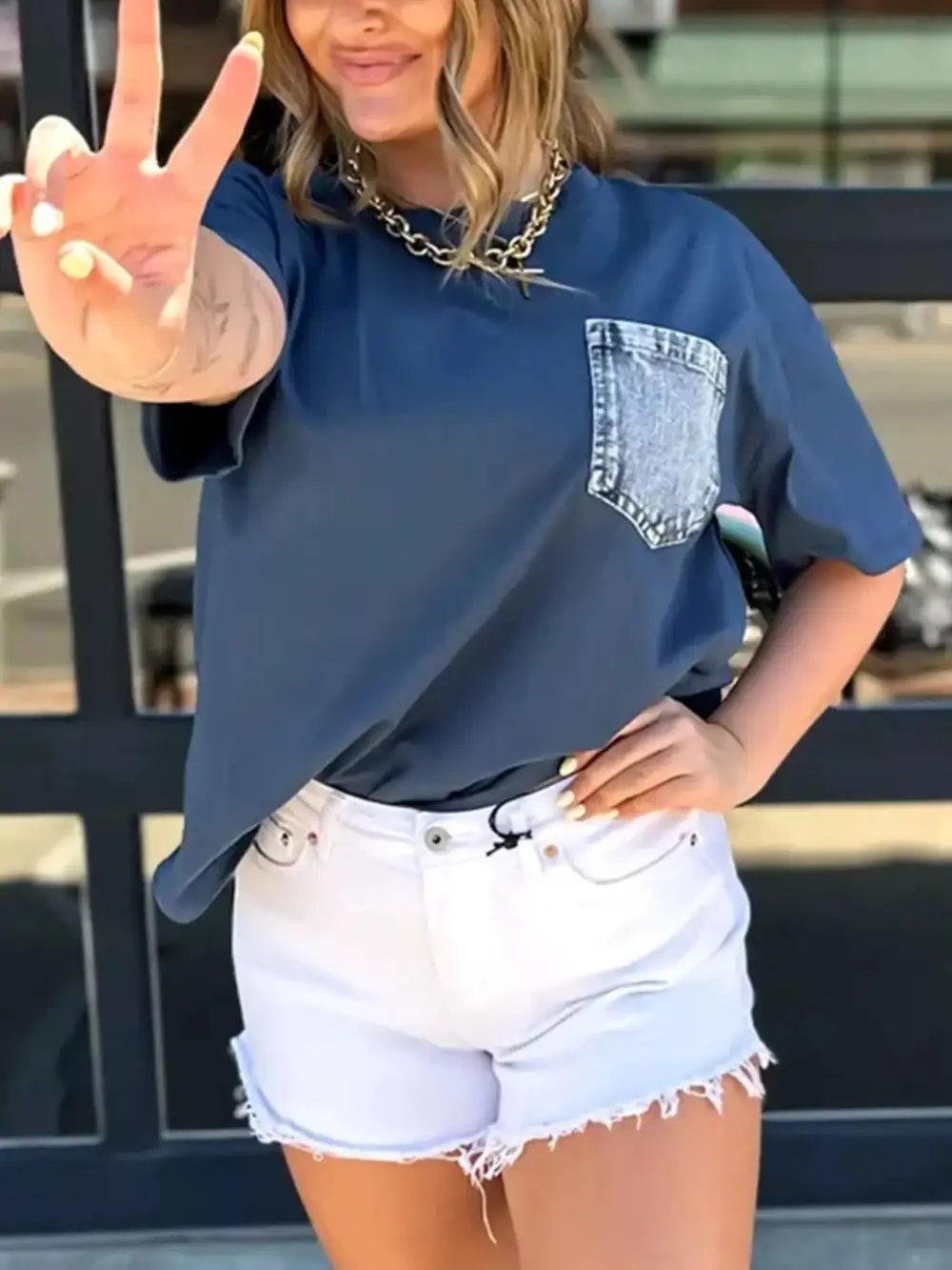 Pocket Relaxed Fit T Shirt