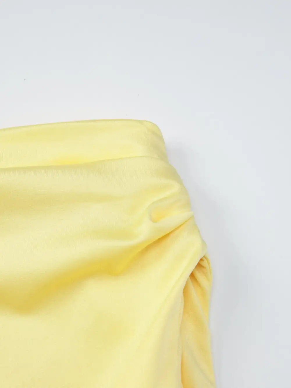 Relaxed Shape Ruched Mini Dress