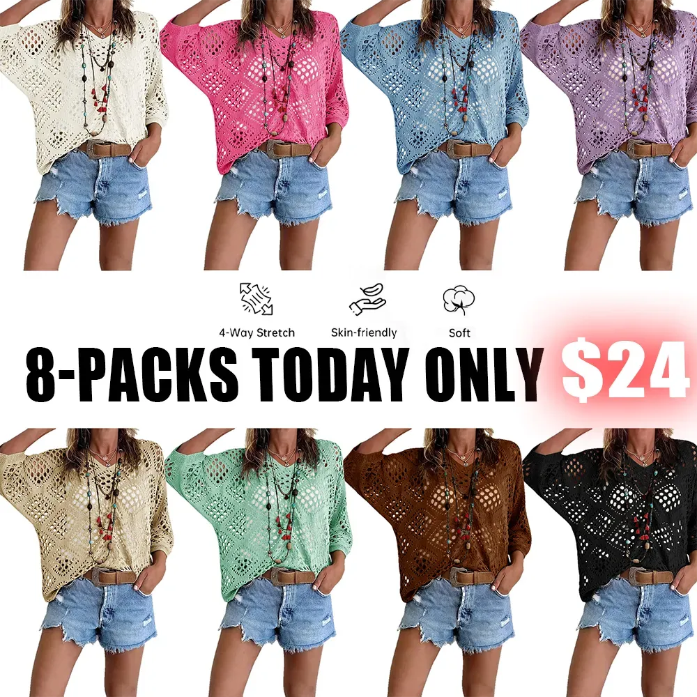 Women's Bohemian-Inspired Beige Crochet Top with V-Neck